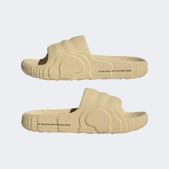 Adilette 22 Slides St Desert Sand / Tan Cream - Picture 14 of 16